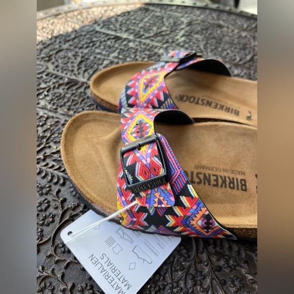 BIRKENSTOCK MADRID SANDALS IN AZTEC GEOMETRIC PRINT 35 EU 4 US - Picture 5 of 6
